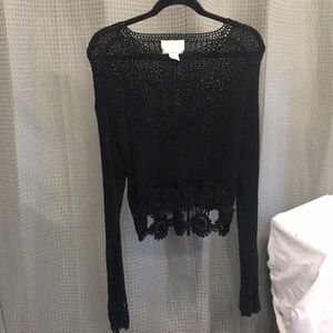 Express Tricot hand knitted top